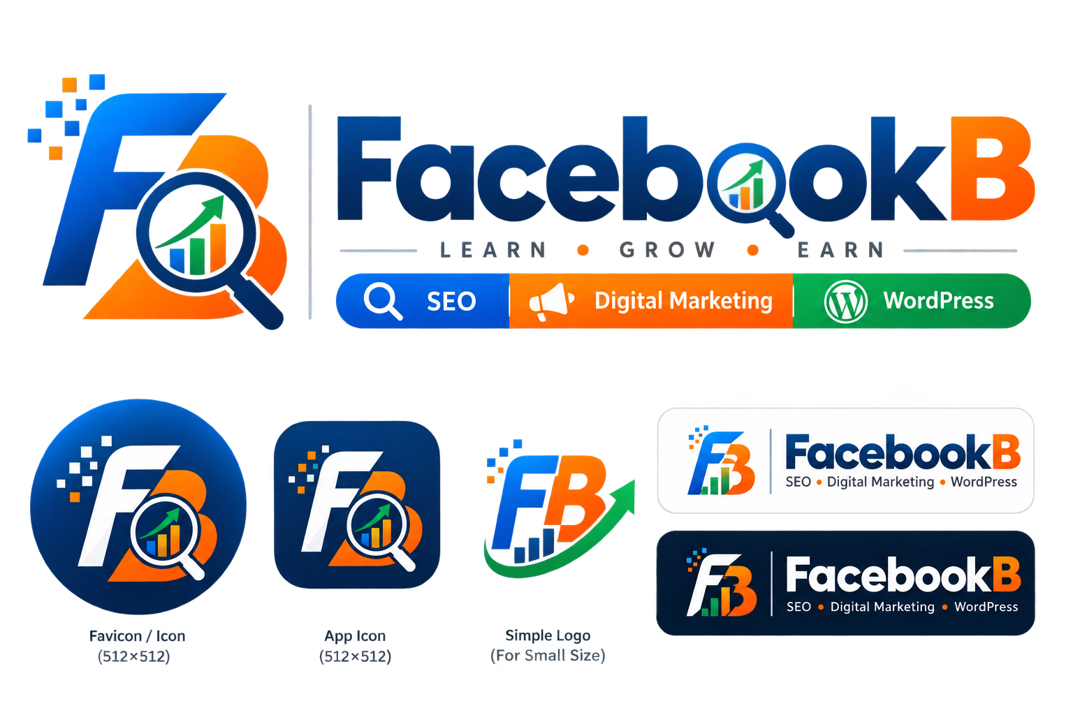 Logo for my seo & digital marketing for beginners